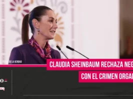 Claudia Sheinbaum rechaza negociar con el crimen organizado