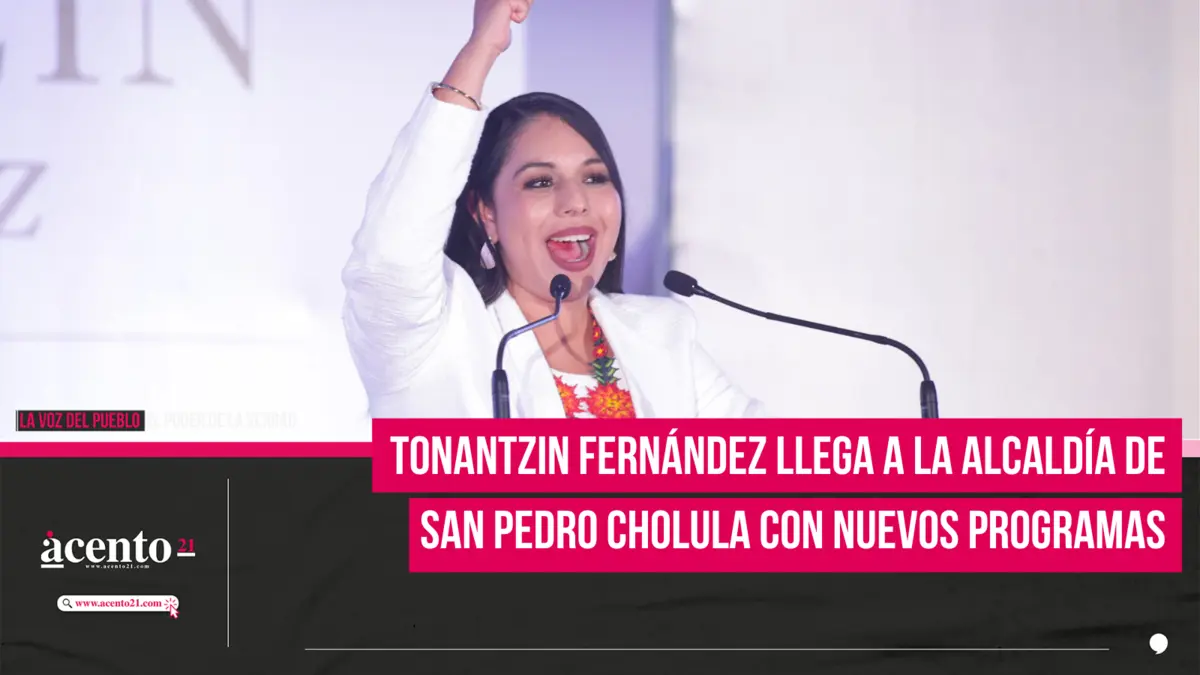 Tonantzin Fernández llega a la alcaldía de San Pedro Cholula con nuevos programas