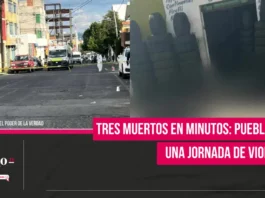 Tres muertos en minutos: Puebla vive una jornada de violencia