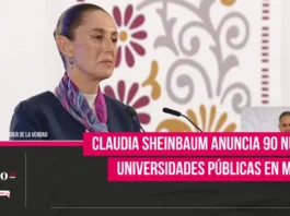 Claudia Sheinbaum anuncia 90 nuevas universidades públicas en México