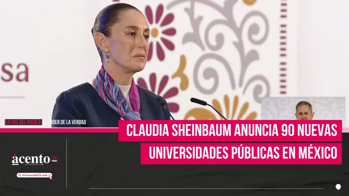 Claudia Sheinbaum anuncia 90 nuevas universidades públicas en México