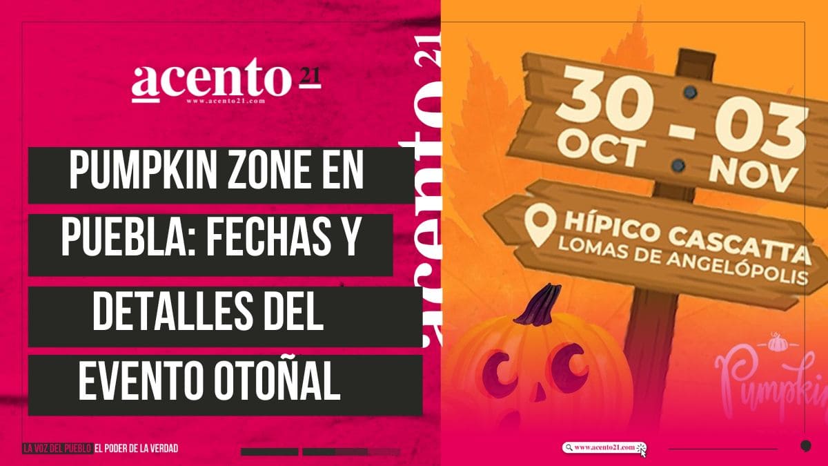 ¡Pumpkin Zone llega a Puebla! Fechas y detalles en Lomas de Angelópolis