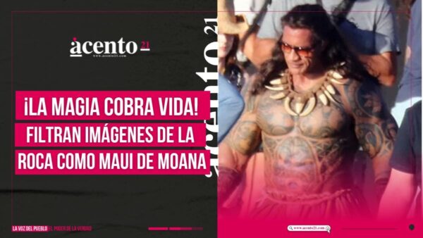 ¡Bromeas, es un papucho! se filtran fotos de la Roca como Maui de Moana