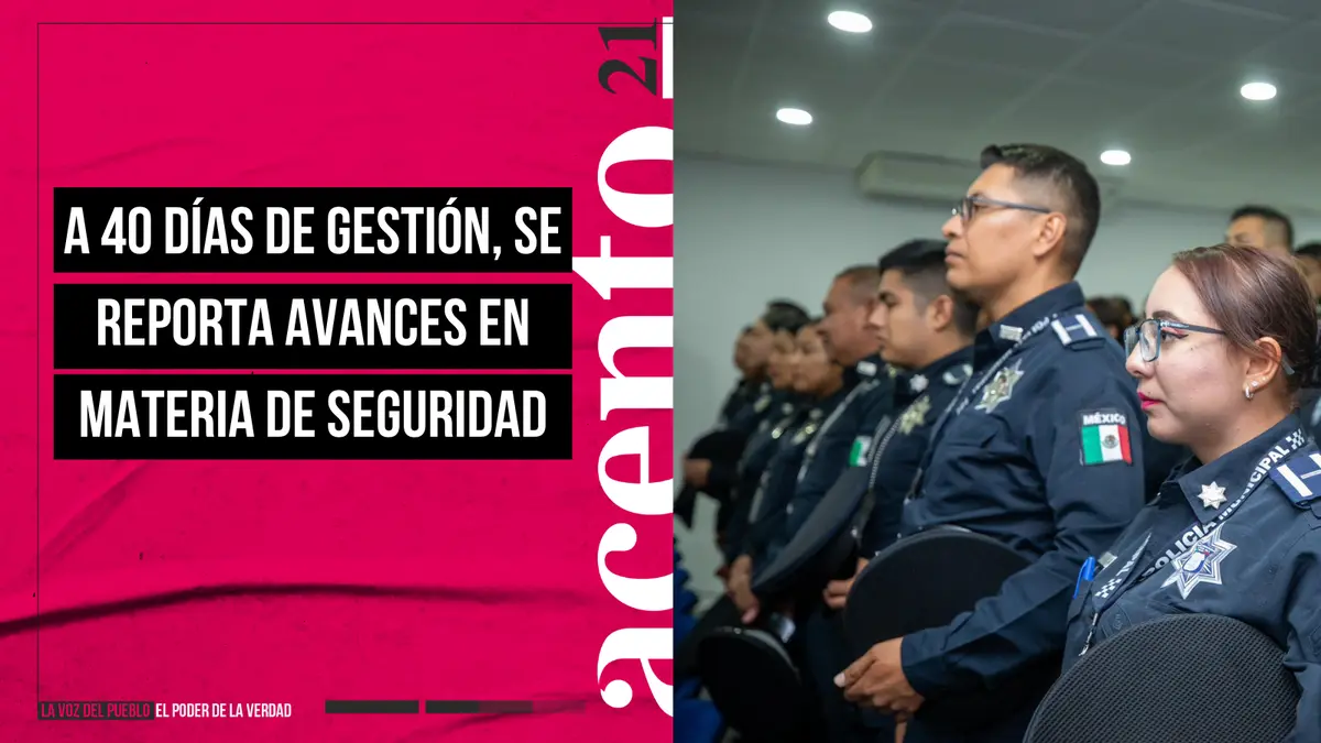 A 40 días de gestión, reportamos avances en materia de seguridad ciudadana de Puebla capital