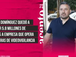 Adán Domínguez quedó a deber 5.8 millones de pesos a empresa que opera cámaras de videovigilancia