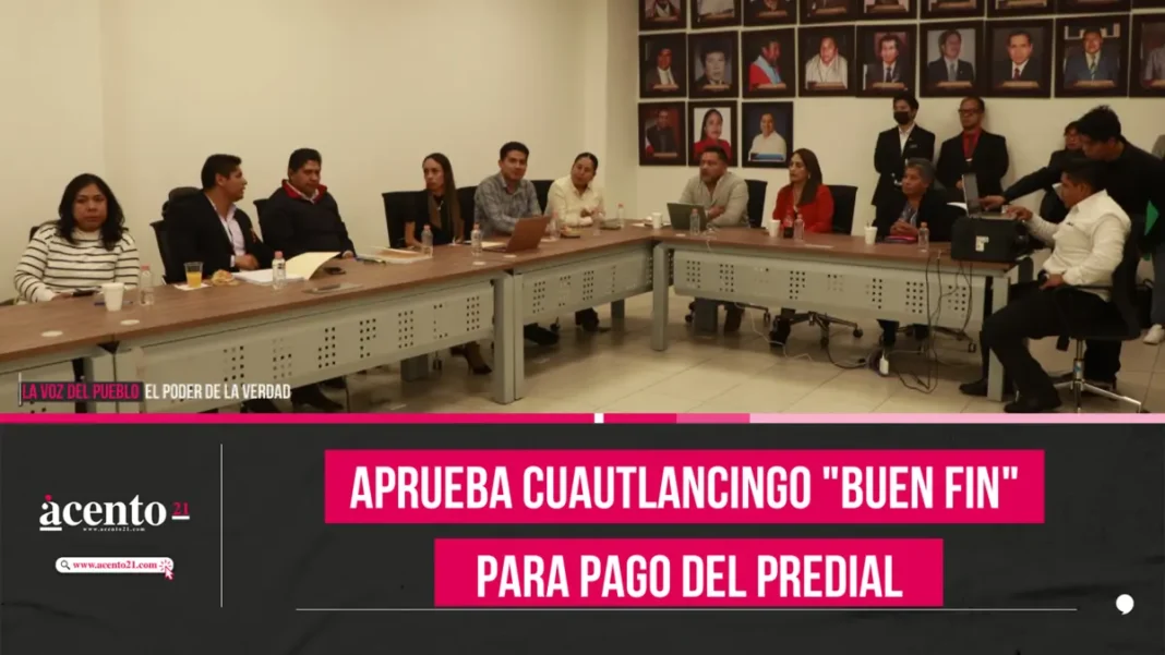 Aprueba Cuautlancingo Buen Fin para pago del predial