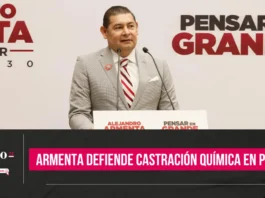 Armenta defiende castración química en Puebla “¿Cuál sufrimiento va a tener un violador comparado con una víctima”