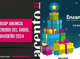 BUAP anuncia encendido del Árbol Navideño 2024