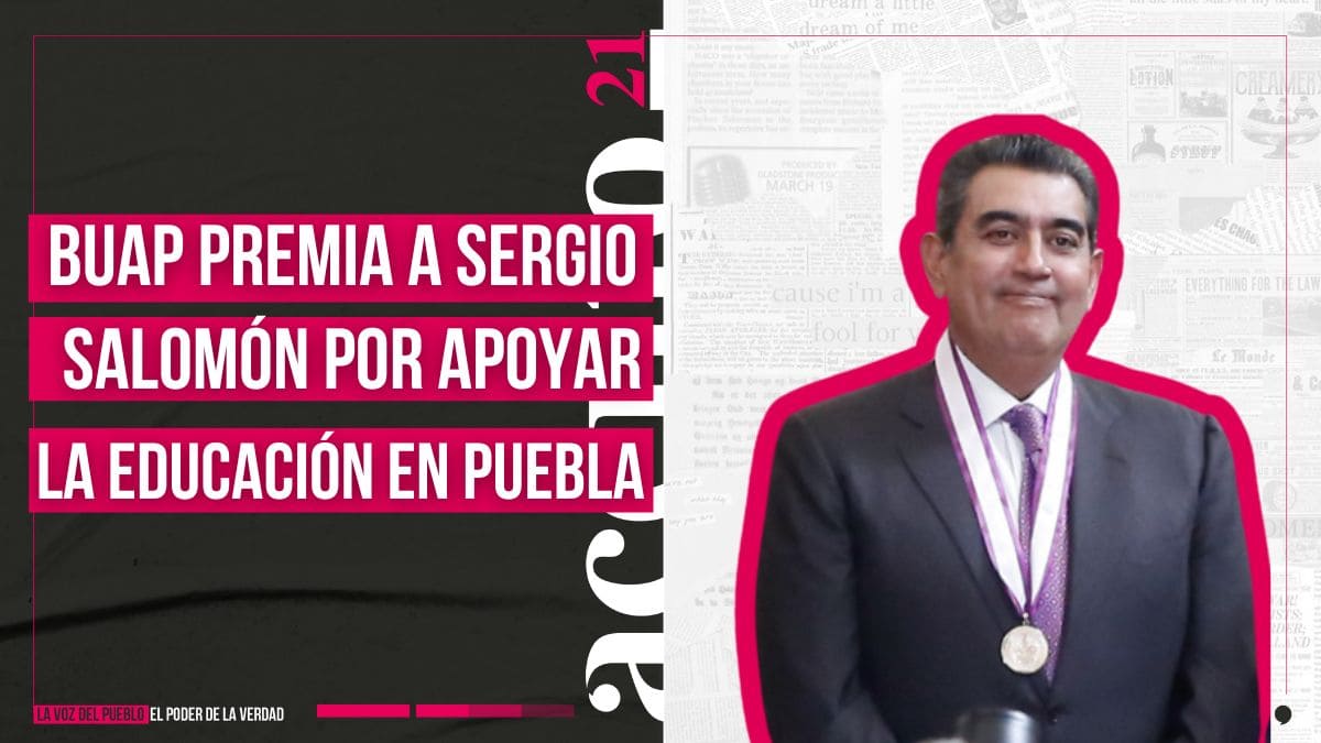 BUAP entrega a Sergio Salomón medalla por filantropía educativa por el impulso a CU2