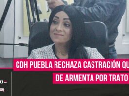 CDH Puebla en contra de la castración química propuesta por Armenta