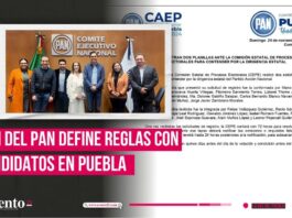 CEN del PAN se reúne con candidatos a la dirigencia en Puebla