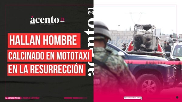 Calcinan a sujeto en una mototaxi en la Resurrección