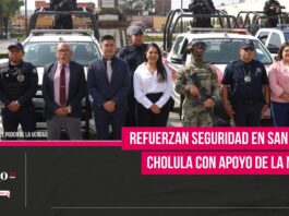 Refuerzan seguridad en San Pedro Cholula con apoyo de la Marina