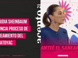 Claudia Sheinbaum anuncia proceso de saneamiento del Río Atoyac