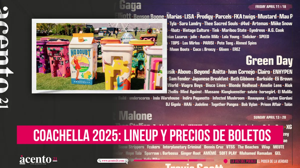 Coachella 2025 lineup y precios de boletos