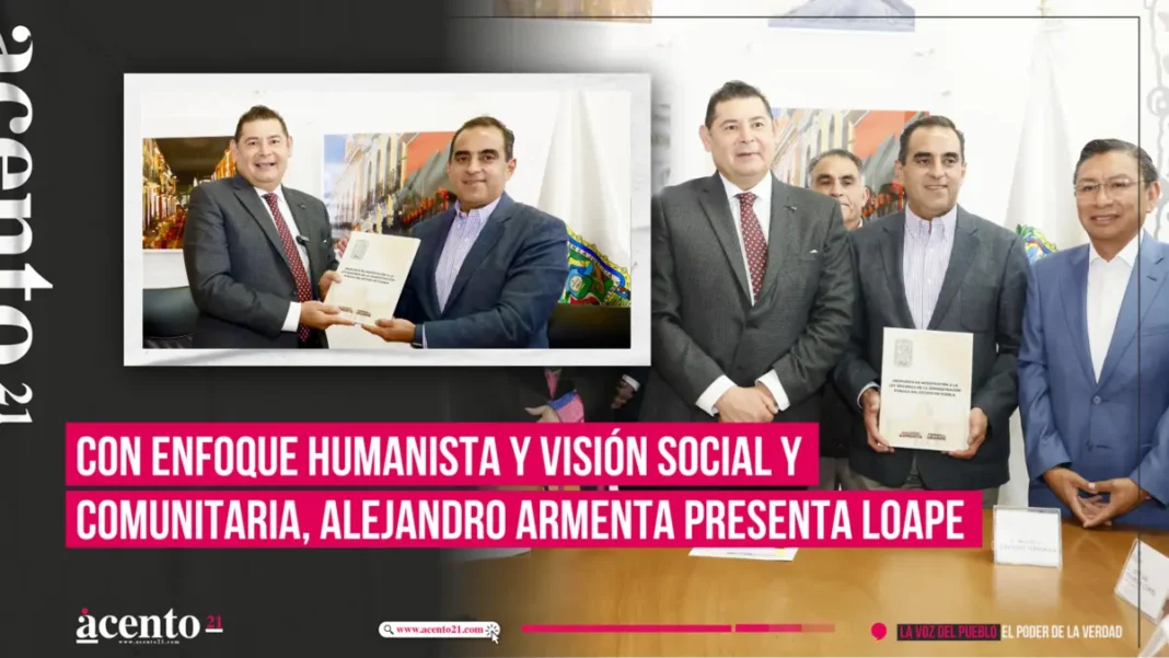 Con enfoque humanista y visión social y comunitaria, Alejandro Armenta presenta LOAPE