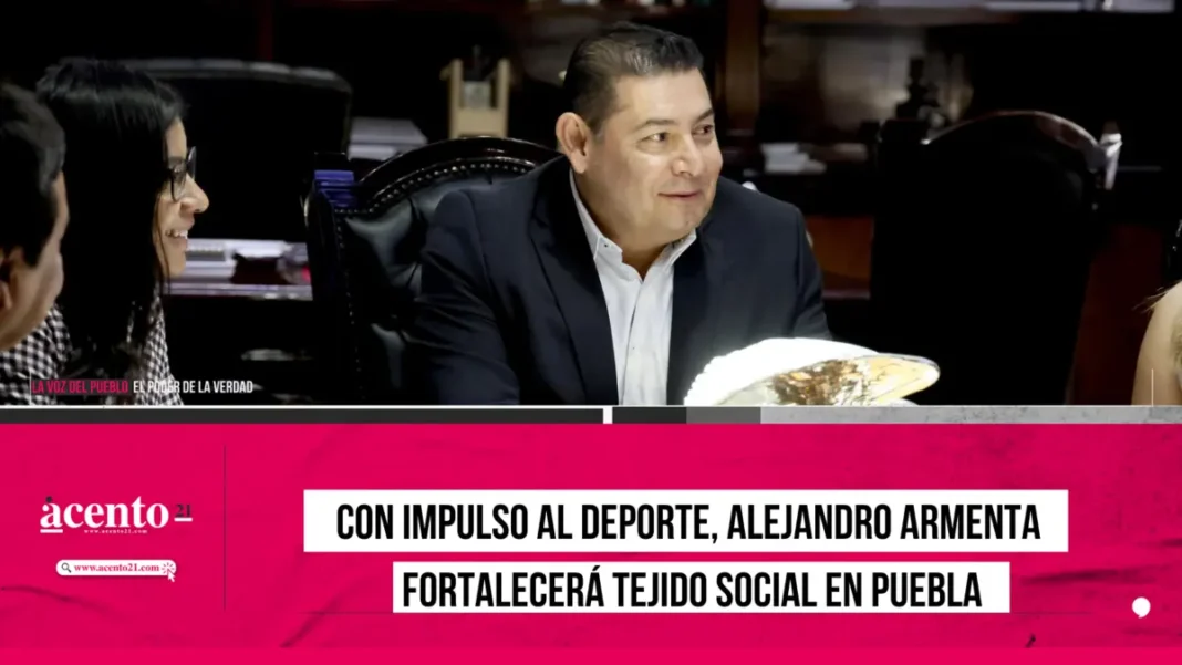 Con impulso al deporte, Alejandro Armenta fortalecerá tejido social en Puebla