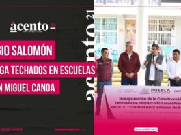 Con obras educativas, gobierno de Sergio Salomón