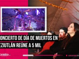 Concierto Una Noche de luz en un Día de Muertos reúne a más de 5 mil espectadores en Teziutlán