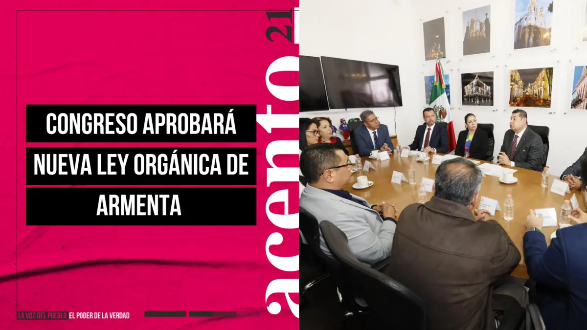 Congreso aprobará nueva Ley Orgánica de la Administración Pública de Armenta este jueves