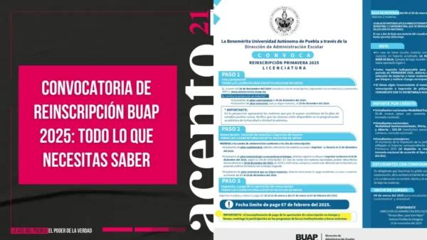 Convocatoria de reinscripción BUAP 2025 Todo lo que necesitas saber