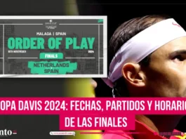 Copa Davis 2024 Fechas, partidos y horarios de las finales