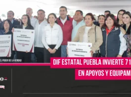 DIF Estatal Puebla invierte 719 mdp en apoyos y equipamientos