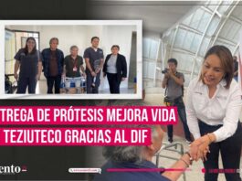 DIF Estatal le cambia la vida a Teziuteco con la entrega de prótesis