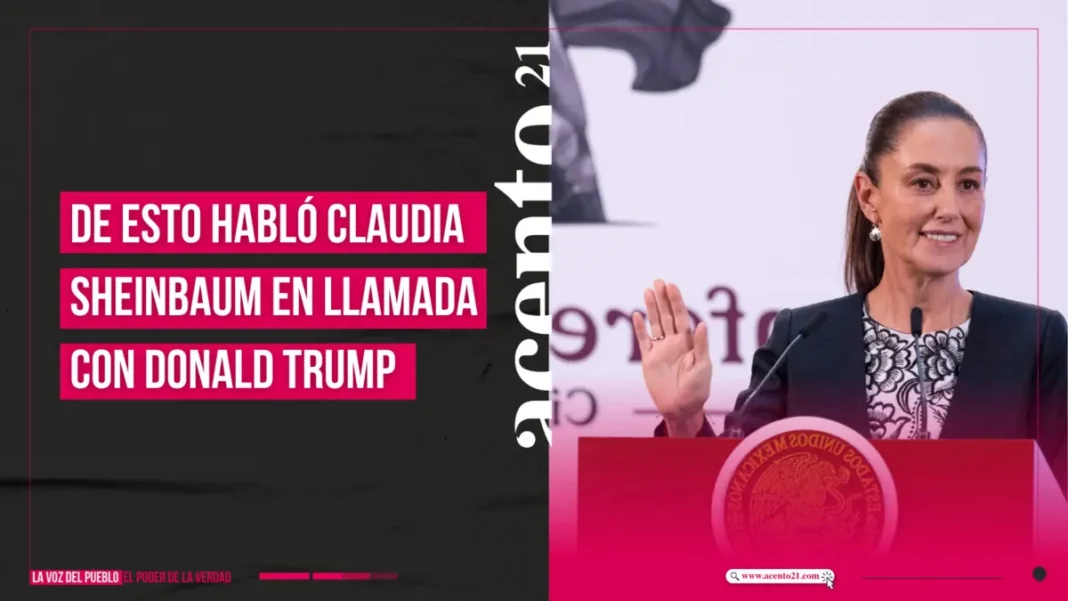 De esto habló Claudia Sheinbaum en llamada con Donald Trump