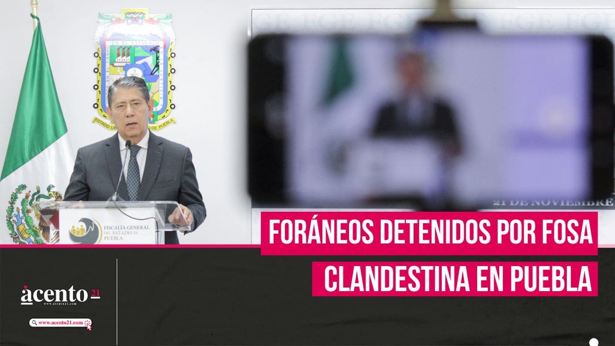 Detienen a responsables de fosa clandestina en Puebla, eran foráneos