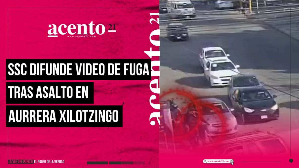 Difunden video de la fuga tras el asalto al Bodega Aurrera de Xilotzingo