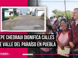 Dignificará Pepe Chedraui Vialidades de la colonia Valle del Paraíso