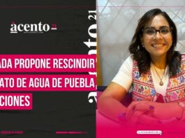 Diputada plantea rescindir contrato o endurecer sanciones para Agua de Puebla para mejorar servicio