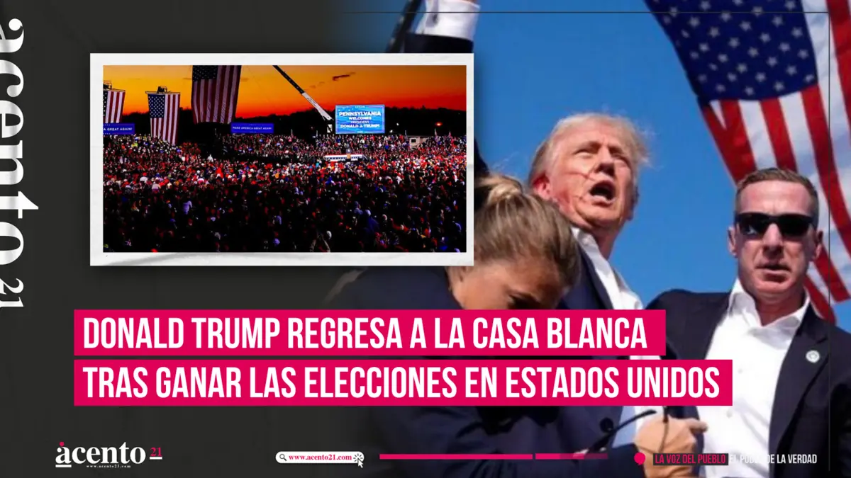 Donald Trump regresa a la Casa Blanca tras ganar las elecciones en Estados Unidos