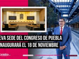 El nuevo Congreso de Puebla será inaugurado el 18 de noviembre