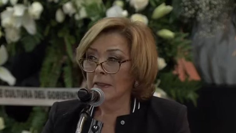 Entre lágrimas, Sylvia Pasquel pronunció un conmovedor discurso