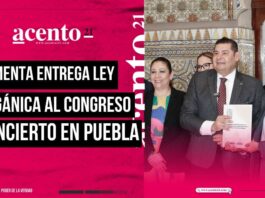 Entrega Armenta nueva Ley Orgánica de la Administración Pública de Puebla