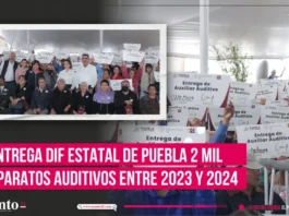 Entrega DIF Estatal de Puebla 2 mil aparatos auditivos entre 2023 y 2024