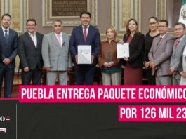 Entregan Paquete Económico 2025 de Puebla por 126 mil 233 mdp