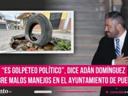 “Es golpeteo político”, dice Adán Domínguez sobre malos manejos en el Ayuntamiento de Puebla