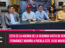 Esta es la agenda de la segunda visita de Gerardo Fernández Noroña a Puebla este 10 de noviembre