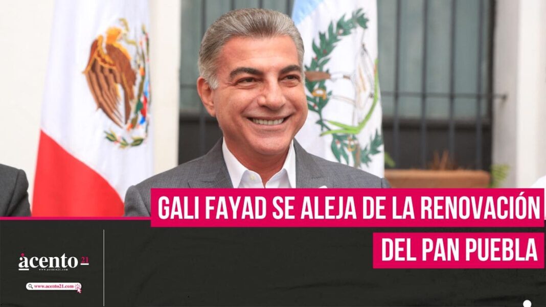 Ex gobernador Tony Gali Fayad estará alejado de renovación del PAN Puebla