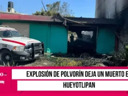 Explosión de polvorín deja un muerto en Hueyotlipan