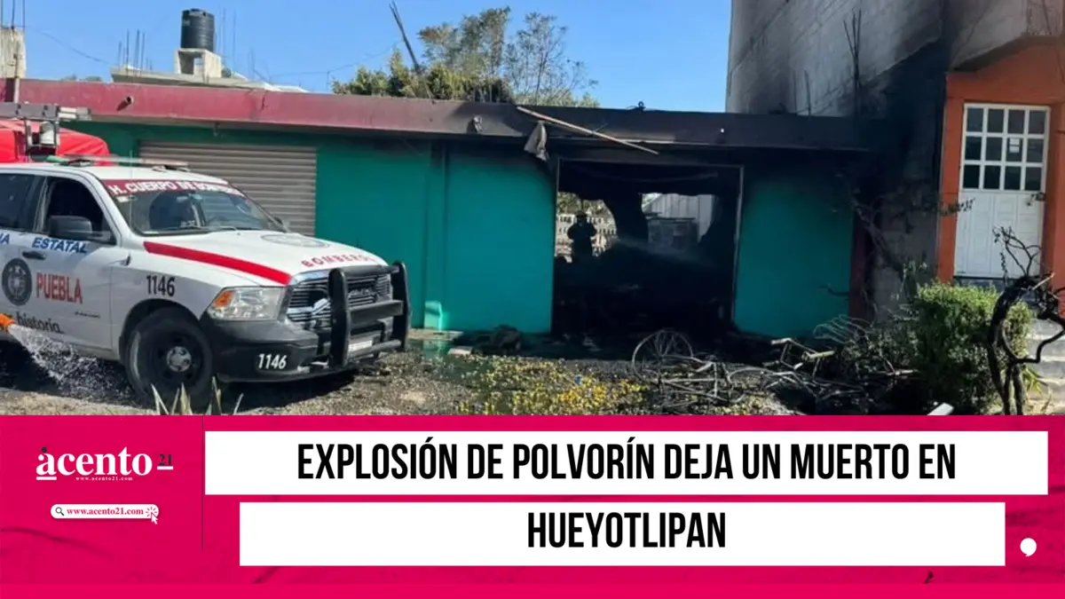 Explosión de polvorín deja un muerto en Hueyotlipan