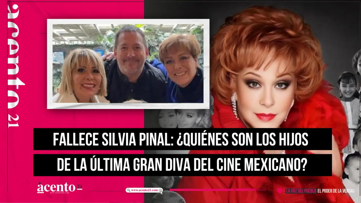 Fallece Silvia Pinal ¿Quiénes son los hijos de la última gran diva del cine mexicano