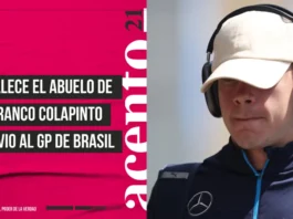 Fallece el abuelo de Franco Colapinto previo al GP de Brasil