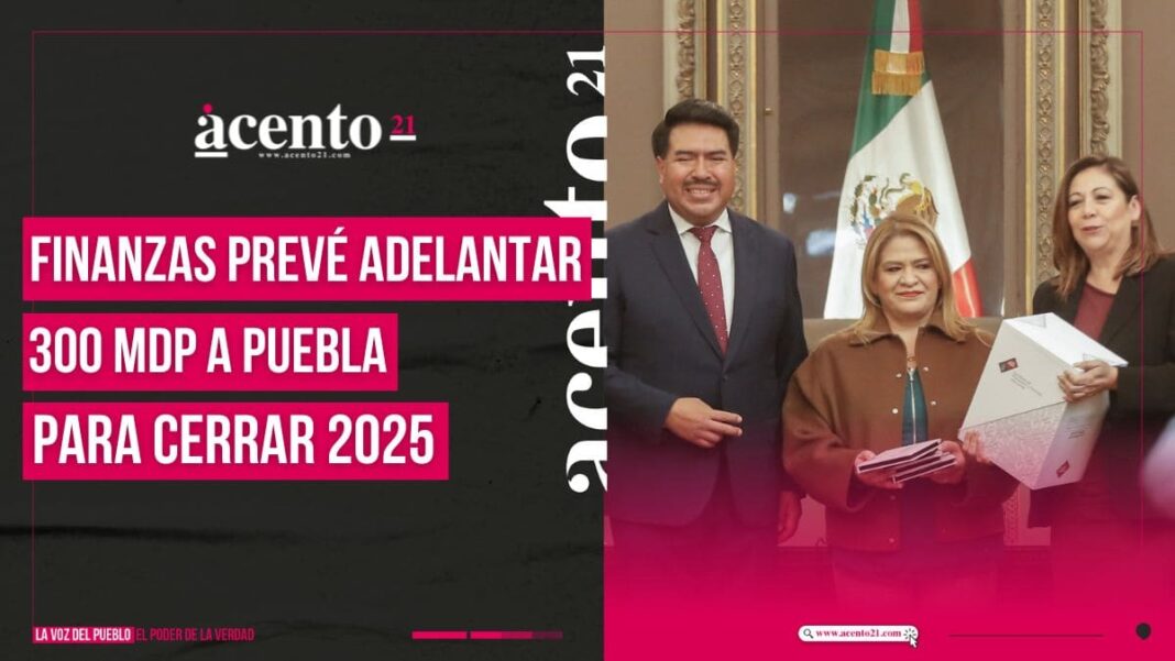 Finanzas daría 300 mdp de participaciones federales al Ayuntamiento de Puebla para concluir 2025