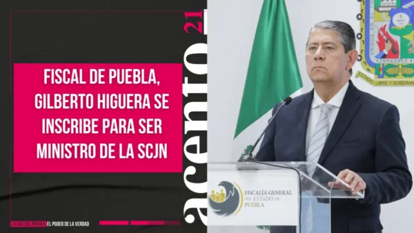 Fiscal de Puebla, Gilberto Higuera se inscribe para ser ministro de la SCJN