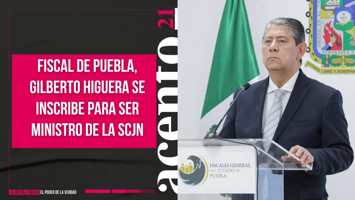 Fiscal de Puebla, Gilberto Higuera se inscribe para ser ministro de la SCJN