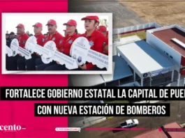 Fortalece gobierno estatal la capital de Puebla con nueva estación de bomberos